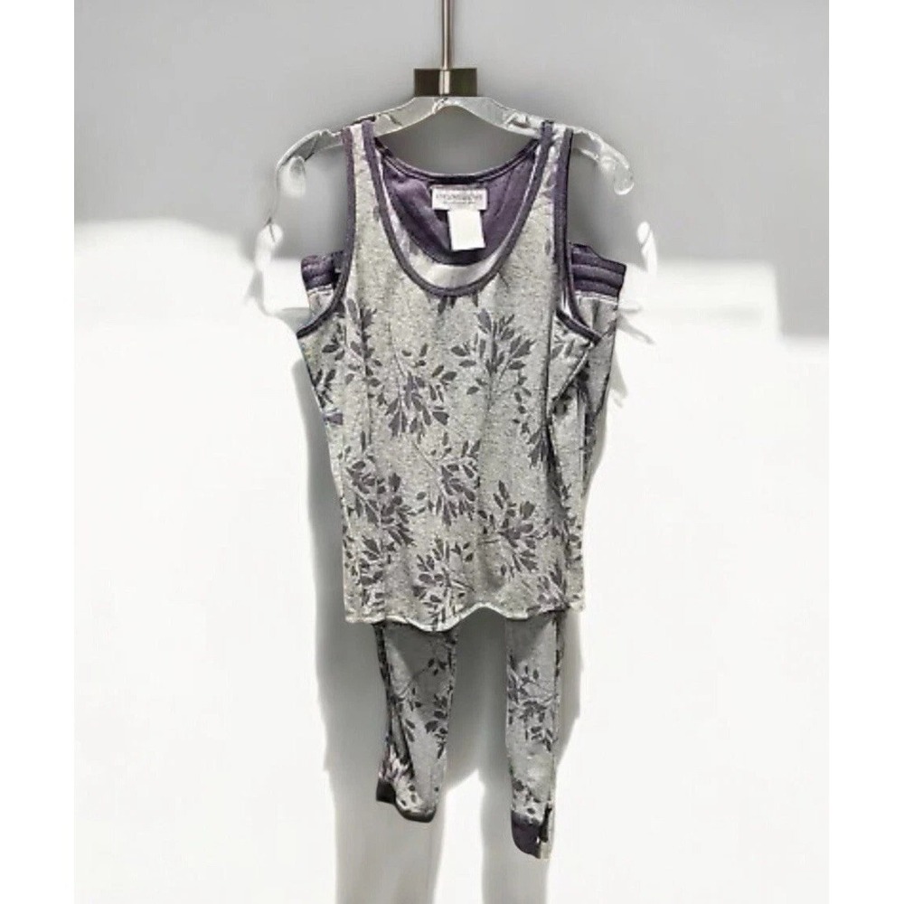 Live Love Lounge Karen Neuburger Pajamas Set Size L Excellent Condition